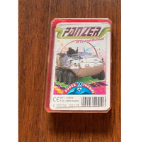 Kolekcjonerskie karty Vintage Panzer International Super Triumpf widok z przodu.