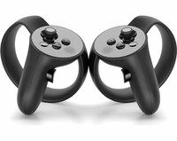 Kontroler dotykowy Gamepad Oculus Touch do Oculus Rift widok z przodu