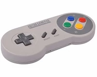 Kontroler pad bezprzewodowy 8bitdo SFC30 Windows Android iOS widok z lewej strony 