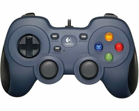 Kontroler pad przewodowy LOGITECH F310 PC USB widok z przodu