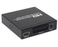 Konwerter adapter SCART/HDMI do 1080p/720p widok z tyłu