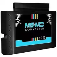 Konwerter MS / MD PowerPlay Retro Time Master System do Mega Drive widok z przodu