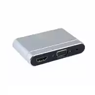 Konwerter wideo audio USB HDMI Mirascreen X6 1080p widok z lewej strony 