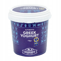 Koukakis jogurt grecki naturalny 10% tłuszczu 1 kg – gęsty, kremowy