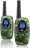 Krótkofalówka dla dzieci Walkie Talkie Upgrow M-880 Green Camo widok z przodu