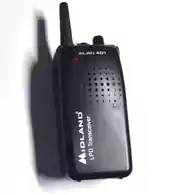 Krótkofalówka walkie talkie Midland ALAN 401 LPD widok z przodu.
