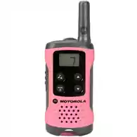 Krótkofalówka walkie talkie Motorola TLKR T40 Pink widok z przodu.