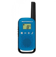 Krótkofalówka walkie talkie Motorola TLKR T42 Blue widok z przodu.