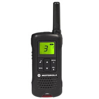 Krótkofalówka walkie talkie Motorola TLKR T60 czarny widok z przodu.