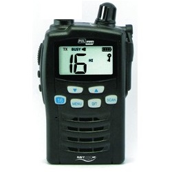 Krótkofalówka walkie talkie POLMAR Navy-012HP VHF bez akumulatora widok z przodu.