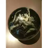 Kula do kręgli Aloha Black Bowling Ball widok z przodu.