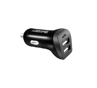 Ładowarka do kamery samochodowej Azdome 2-porty USB 5V 3.1A widok z przodu