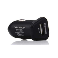 Ładowarka samochodowa 2.1A USB REMAX CC101 widok z przodu