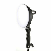 Lampa LED studyjna ręczna 144-LED Video Light 5500K F Nikon Canon widok z boku
