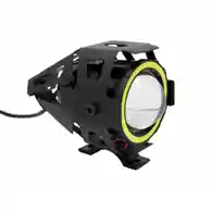 Lampa motocyklowa reflektor LED CREE U7 10W widok z przodu