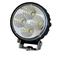 Lampa robocza 4 LED 0-420-69 12V 24V widok z przodu
