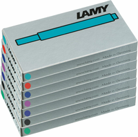 LAMY T10 – zestaw 7x5 nabojów atramentowych do piór wiecznych, wielokolorowe