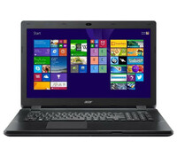 Laptop Acer P276 17" Intel Core i5 4gen - 12GB RAM - 250GB SDD 1TB HDD widok z przodu