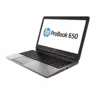 Laptop HP ProBook 650 i5-4210M 4x2.6GHz 4GB RAM 320GB HDD widok z przodu 