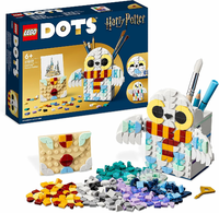 LEGO DOTS 41809 – pojemnik na długopisy Hedwiga, Harry Potter, od 6 lat