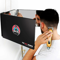 Lipfi's BarberShop lustro fryzjerskie 360 trójdzielne 3-stronne