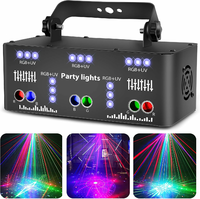 Littleboyny Projektor Świateł Dyskotekowych LED RGB DMX na imprezę