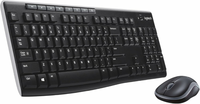 Logitech MK270 - bezprzewodowy zestaw klawiatura i mysz, czarny