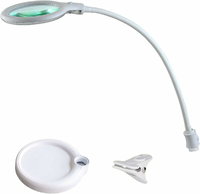Lumeno 6805WS lampa z lupą LED 5 dioptrii – do salonu kosmetycznego, biała