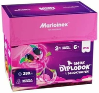 Marioinex Mini Waffle Diplodok i Kotek 280 elementów – klocki waflowe