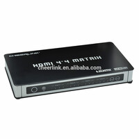 Matrix switch splitter HDMI 4x2 3D widok z przodu