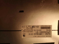 Matryca do tabeltu graficznego Wacom SU5E-13W08AS-01X widok  w przodu.