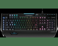 Mechaniczna klawiatura do gier Titanwolf Imperial Anti-Ghosting QWERTZ DE widok z przodu