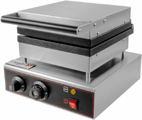 Mega-M MTP007075 – gofrownica gastronomiczna na 2 gofry, stal nierdzewna