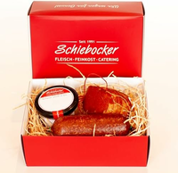 MEISTER'S zestaw wędlin z Górnych Łużyc – salami, szynka i mettwurst w słoiku, 750 g