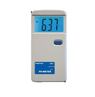 Miernik pH tester jakości wody 0-14 pH PeakTech PH-Meter PH7 widok z przodu.