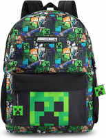 Minecraft Creeper Plecak dziecięcy – oficjalny plecak gadżet, unisex
