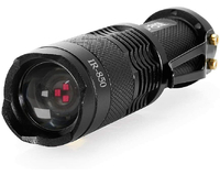 Mini latarka Make the One IR-850-3W-AA 850Nm noktowizor widok z przodu