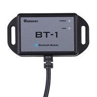 Moduł Bluetooth do kontrolerów słonecznych RS232 Renogy BT-1 widok z przodu.