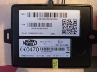 Moduł nawigacyjny Renault MAGNETI MARELLI 554800052702 10R041489 widok z przodu.