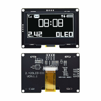 Modul wyswietlacza OLED Hailege 2,42 cala 128x64 IIC bialy