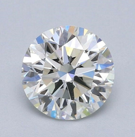 Moissanit okrągły 5 mm 0,5 ct, barwa D, czystość VVS1, z certyfikatem GRA