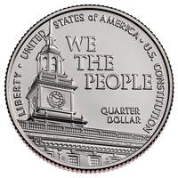 Moneta USA 25 centów 2026 Konstytucja – Quarter Dollar, mennica Denver (D), UNC