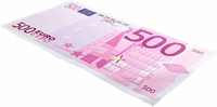 Monsterzeug Ręcznik plażowy 180x90 cm banknot 500 euro – ręcznik gadżet