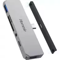 Multi-Port USB-C HUB 6w1 4K HDMI Hommie do iPada Pro widok z przodu