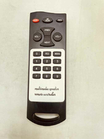 Multimedia speaker remote controller pilot do głośników audio widok z przodu.