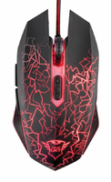 Mysz do graczy myszka do gier Trust GXT 105 2400DPI LED widok z góry