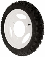 MZA koło tarczowe 12 cali z oponą Heidenau - komplet do skutera Simson SR50/SR80, białe