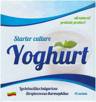 Natural Probiotic Selection ferment do jogurtu – 10 saszetek liofilizowanych kultur