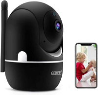 Niania elektroniczna IP GEREE QS-C105WX 360 1080P PTZ Alexa widok z przodu.