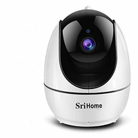 Niania elektroniczna IP SriHome SH026 3MP 1080P FHD WiFi widok z przodu